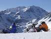 Snowboarder in den Alpen