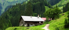 Berghütte im Allgäu