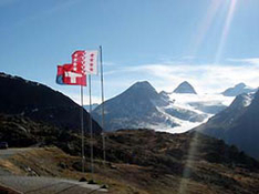 Alpenpanorama in der Schweiz