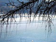 Eis auf dem See