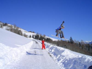 ausgezeichnet snowboarden in zell am see