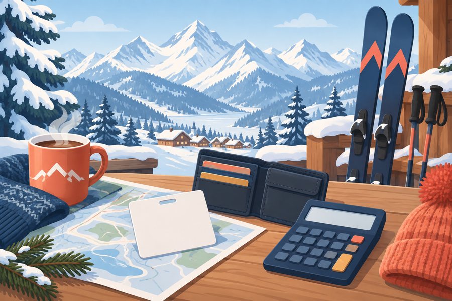 Skipass und Budget im Skiurlaub