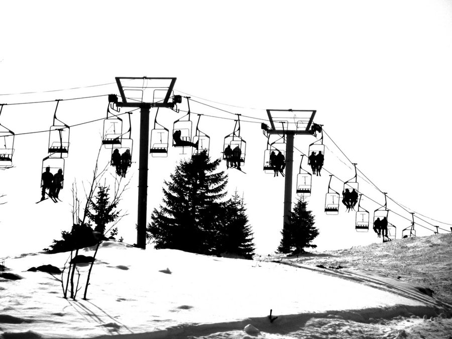 Skilift auf Jahorina