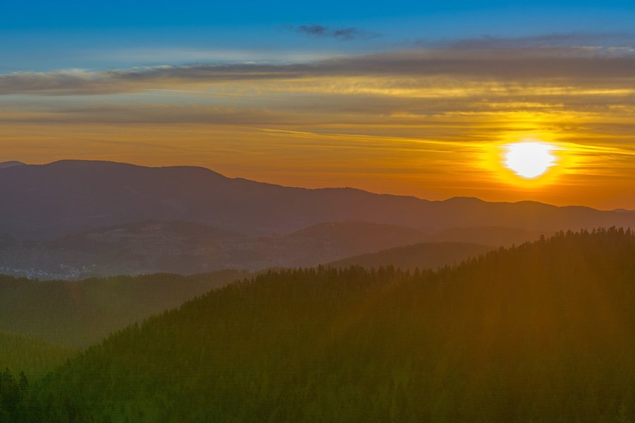 Verschneite Landschaft bei Pamporowo