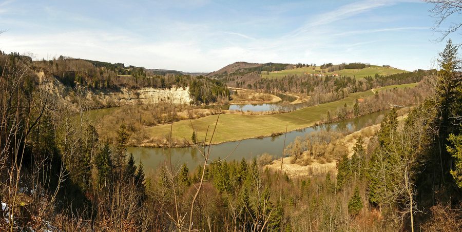 Illerdurchbruch bei Kalden in der Gemeinde Altusried