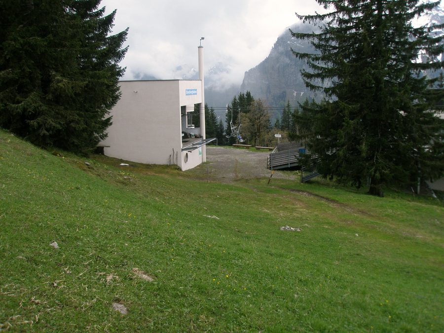 Bergstation des Hirschberglifts am Hirschberg in Bizau