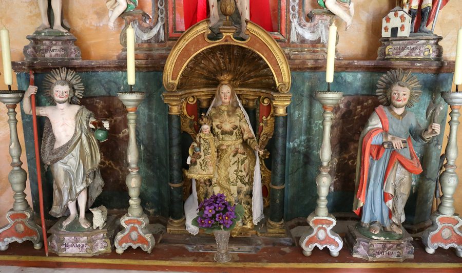 Katholische Ortskapelle von Mühlau in Schleching am Gasteigweg