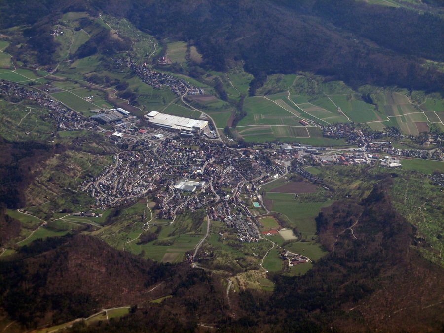Luftbild von Rudersberg