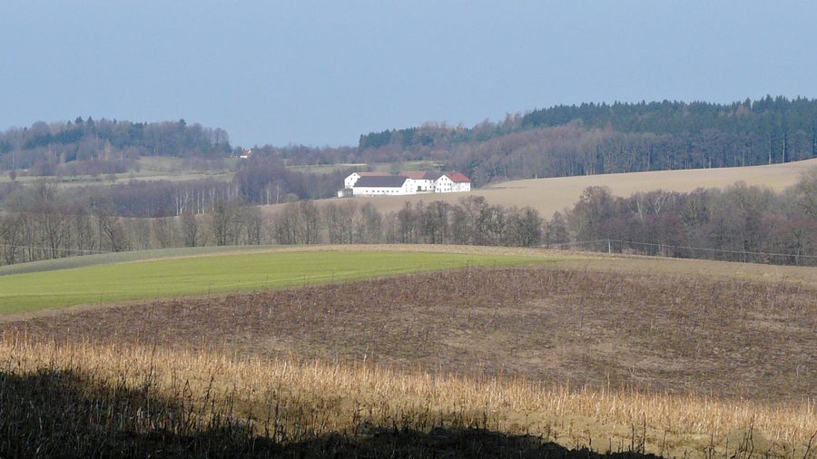 Wald- und Hügellandschaft im Erdinger Holzland bei Bockhorn