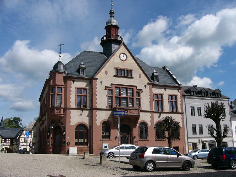 Rathaus von Adorf im Vogtland