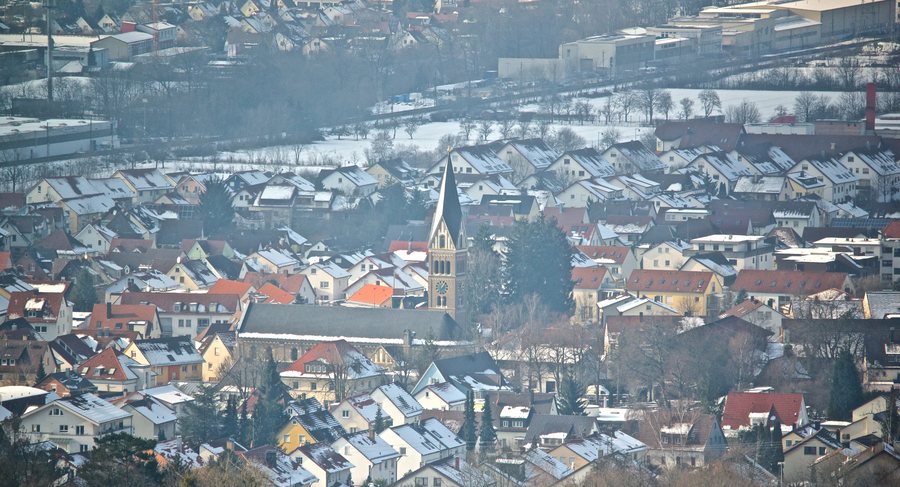 Salach von oben