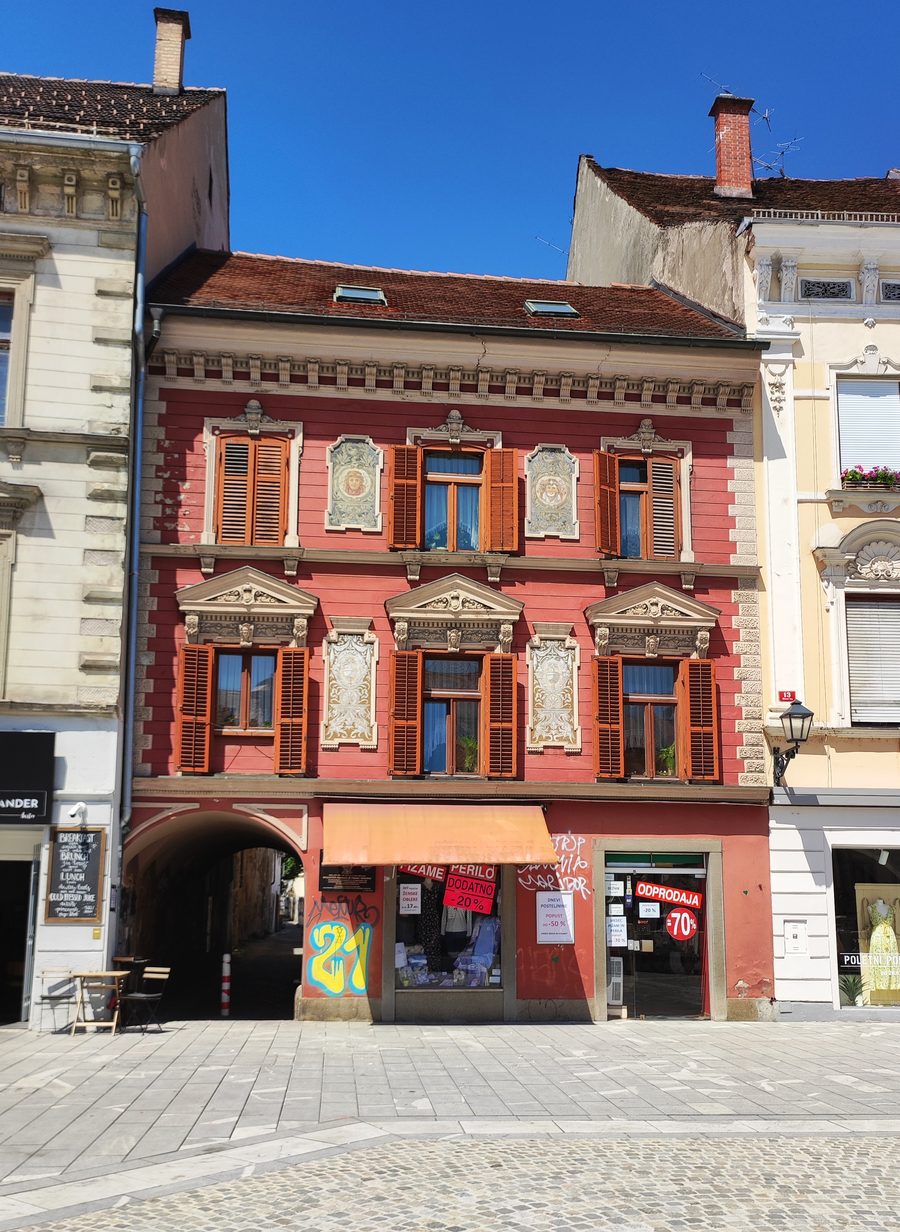Hauptplatz in Maribor, Slowenien