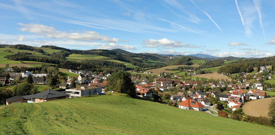 East view of Bad Schönau in Lower Austria
