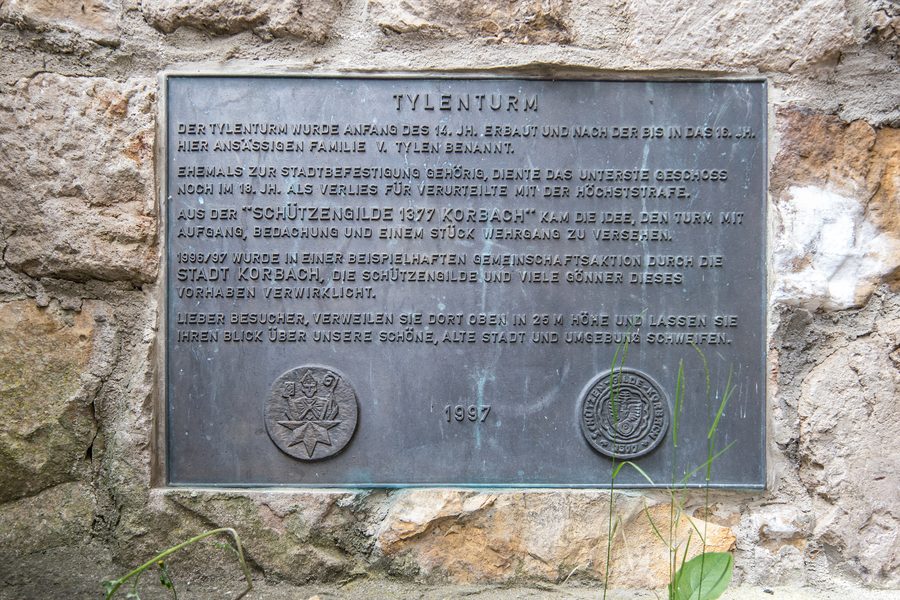 Tylenturm an der historischen Stadtmauer von Korbach