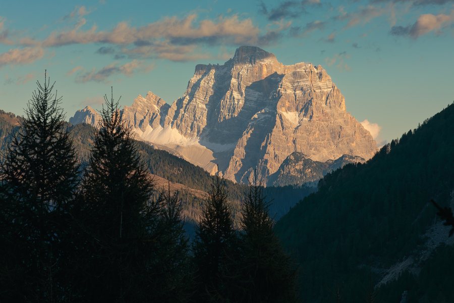 File:Monte Pelmo from Varda, Arabba, Livinallongo del Col di Lana, Belluno, Veneto, Italy, 2025 October.jpg