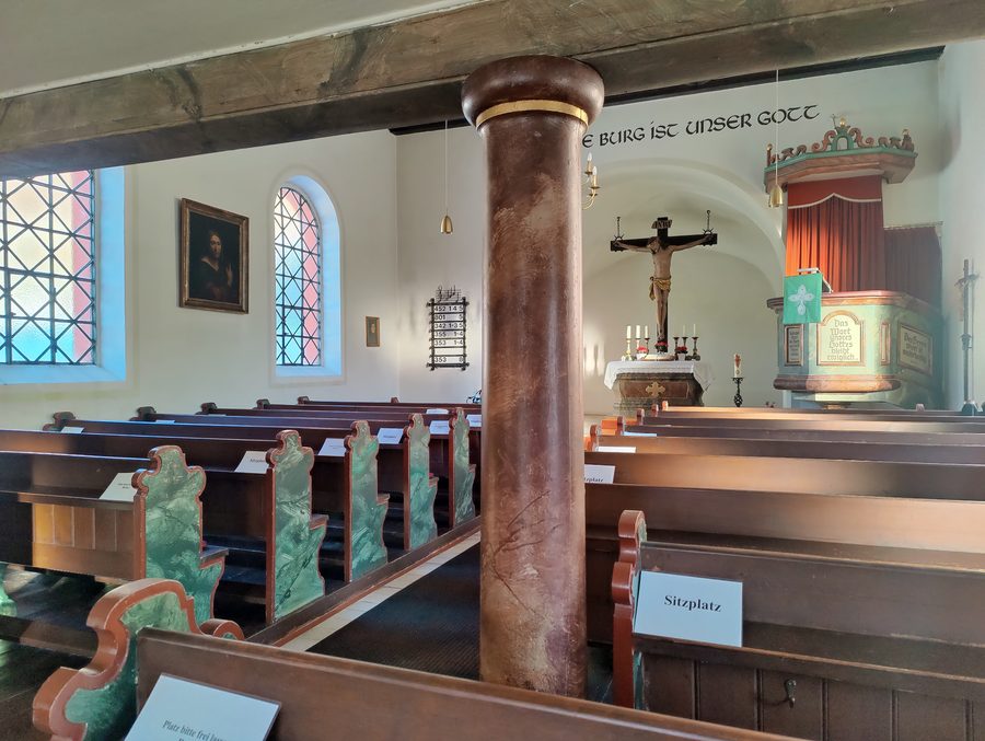 Evangelisch-lutherische Jubilate-Kirche in Heinersberg-Grund, Gemeinde Nordhalben