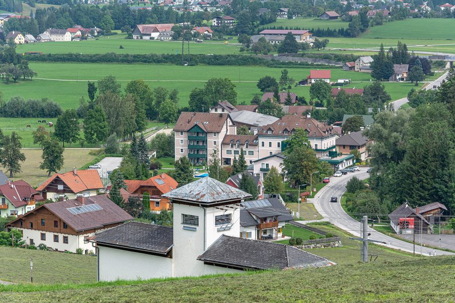 Ortsansicht von Schweizersberg in der Gemeinde Roßleithen