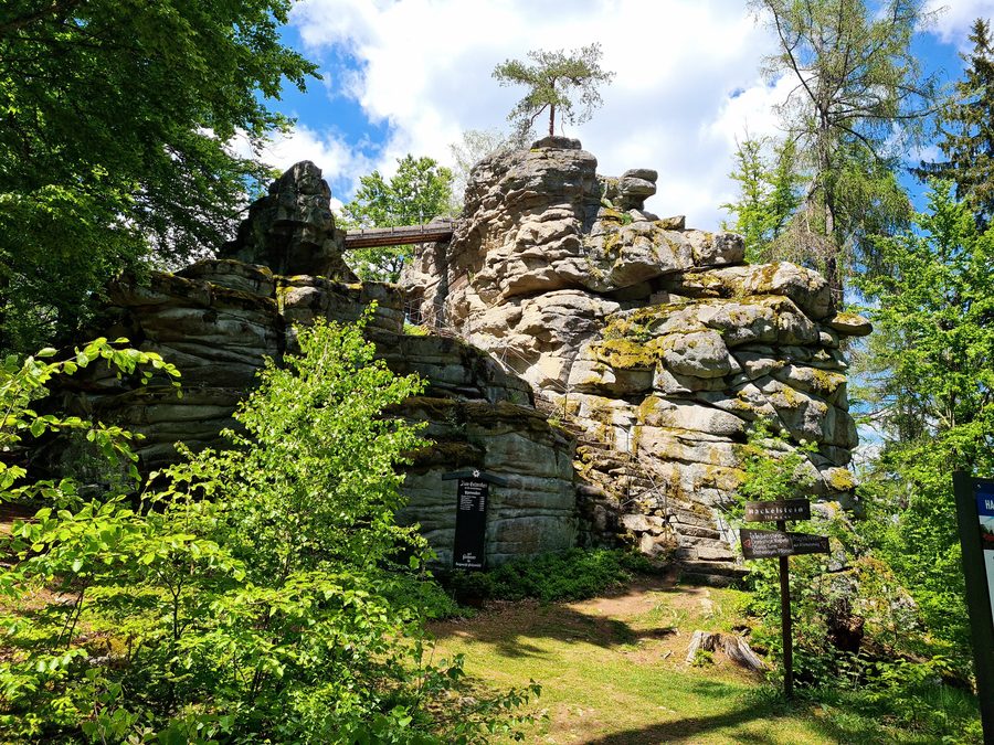 Granitfelsformation Hackelstein bei Fuchsmühl im Steinwald
