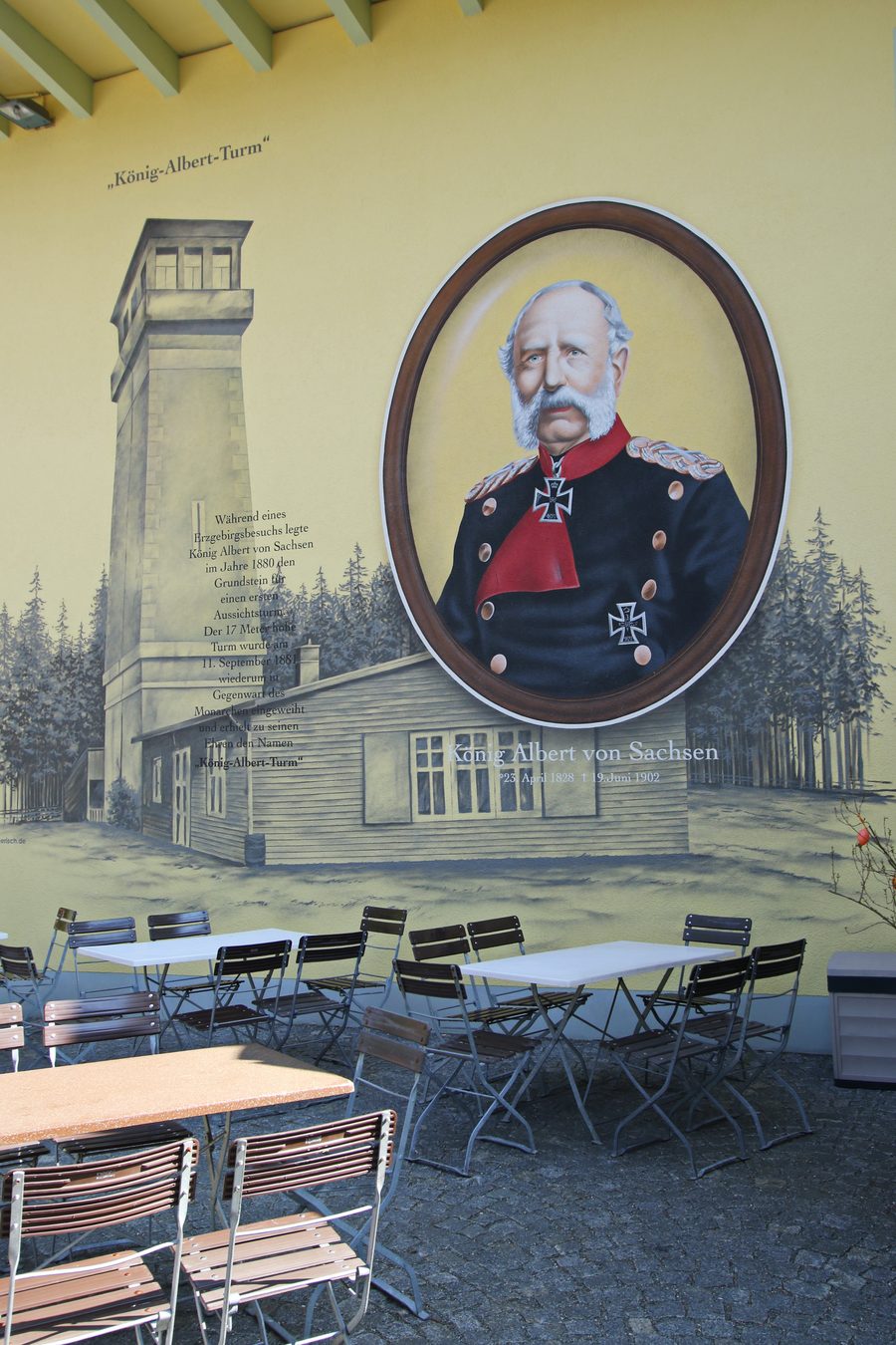 König-Albert-Turm auf dem bewaldeten Spiegelwald bei Grünhain-Beierfeld