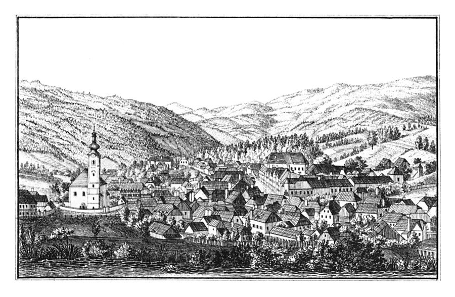 File:191 Mürzzuschlag gegen den Semmering - J.F.Kaiser Lithografirte Ansichten der Steiermark 1830.jpg