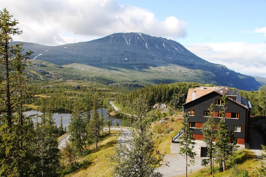 Gaustatoppen in der Gemeinde Tinn in Telemark