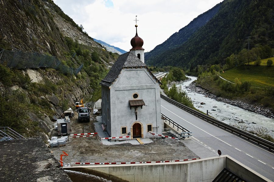 Kapelle Zen Hohen Flühen in Bitsch im Kanton Wallis
