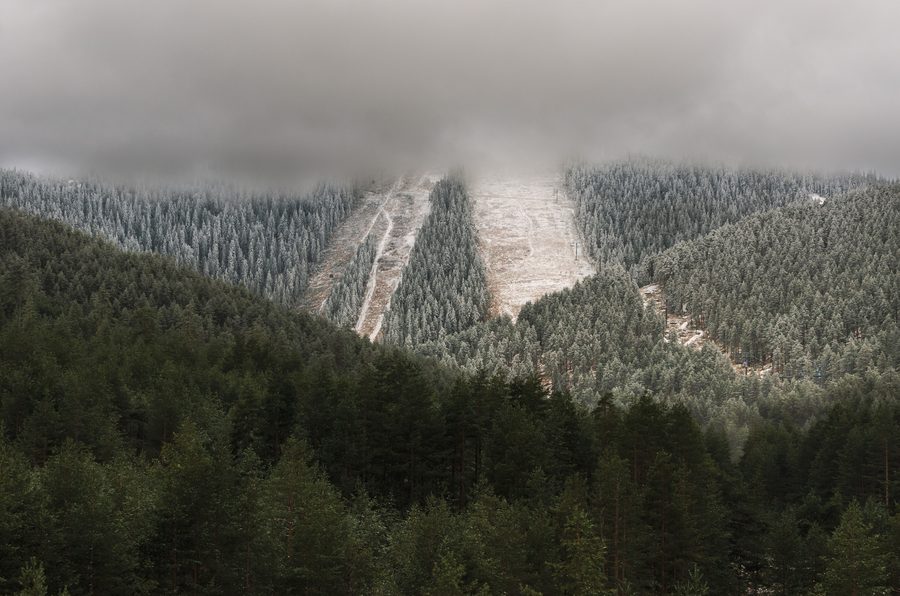 Blick auf das Skigebiet Tornik im Zlatibor-Gebirge