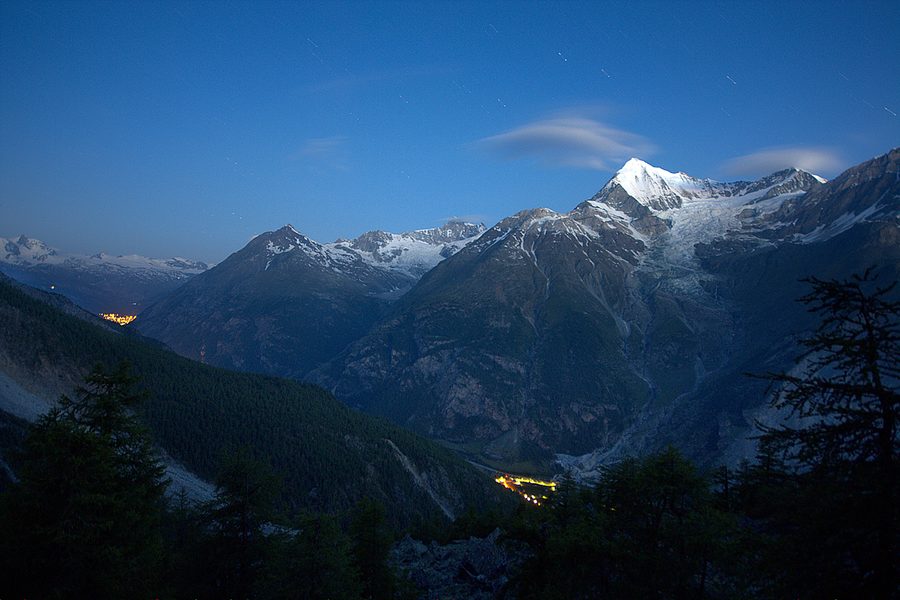 Weisshorn bei der Europahütte im hochalpinen Umfeld von Randa