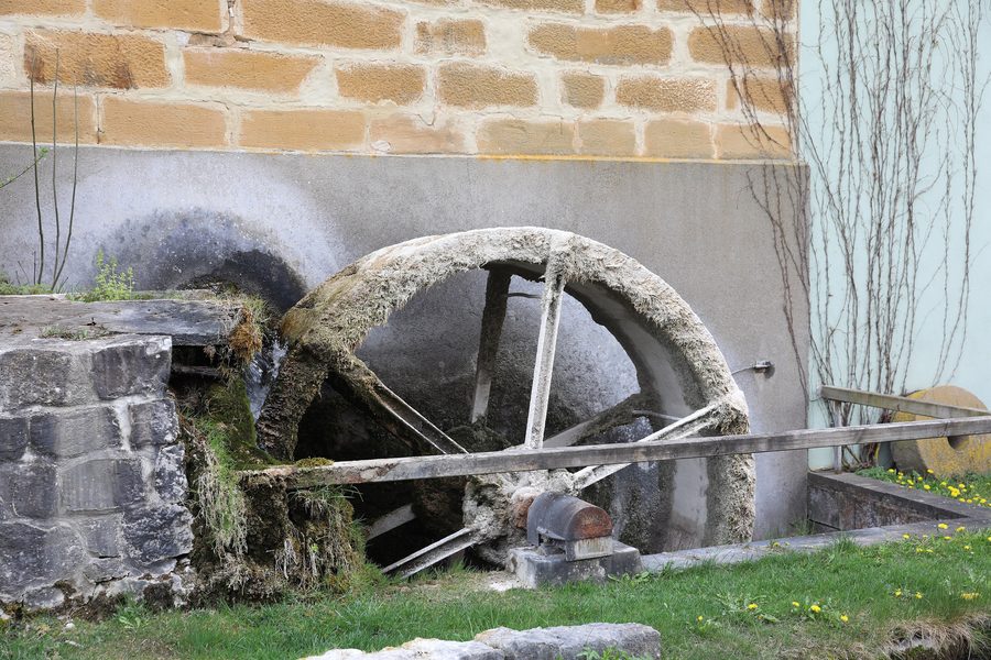 Mühlrad in Schwabthal bei Bad Staffelstein