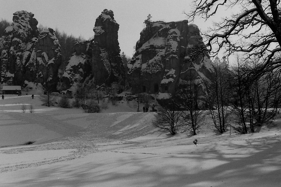Externsteine bei Horn-Bad Meinberg im Kreis Lippe