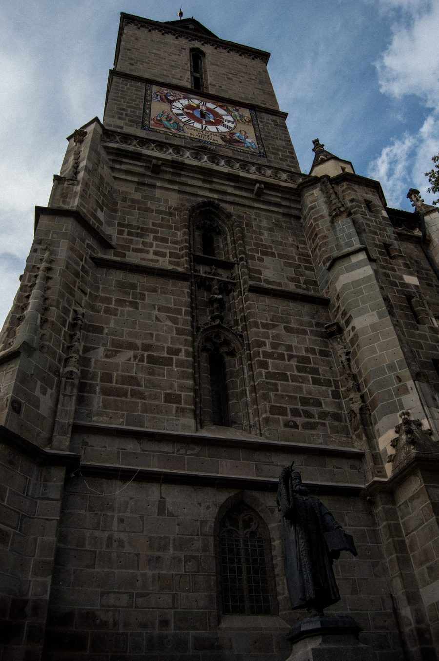 Außenansicht der Schwarzen Kirche in Brașov, Rumänien