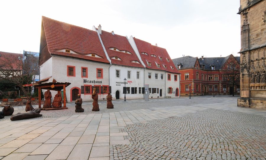 Priesterhäuser am Domhof in Zwickau