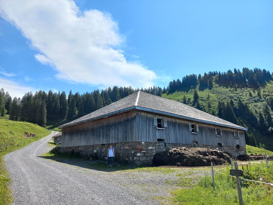 Alpe Gapfohl im Skigebiet Laterns-Gapfohl in Laterns, Vorarlberg