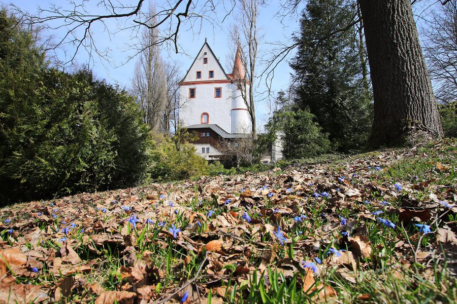Schloss Schlettau im Erzgebirgskreis in Sachsen