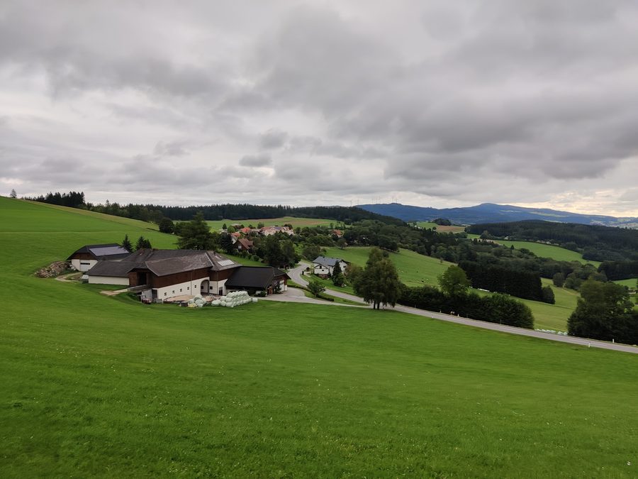 Typische Gesamtansicht der Ortschaft Afiesl