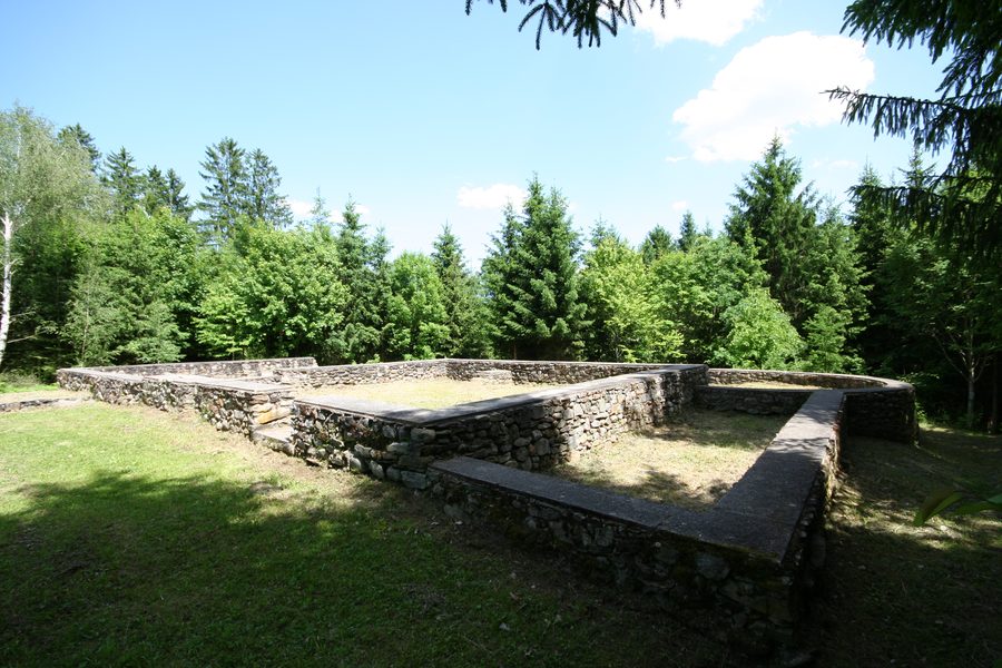 Reste einer spätrömischen Stadtvilla in Teurnia bei Sankt Peter in Holz