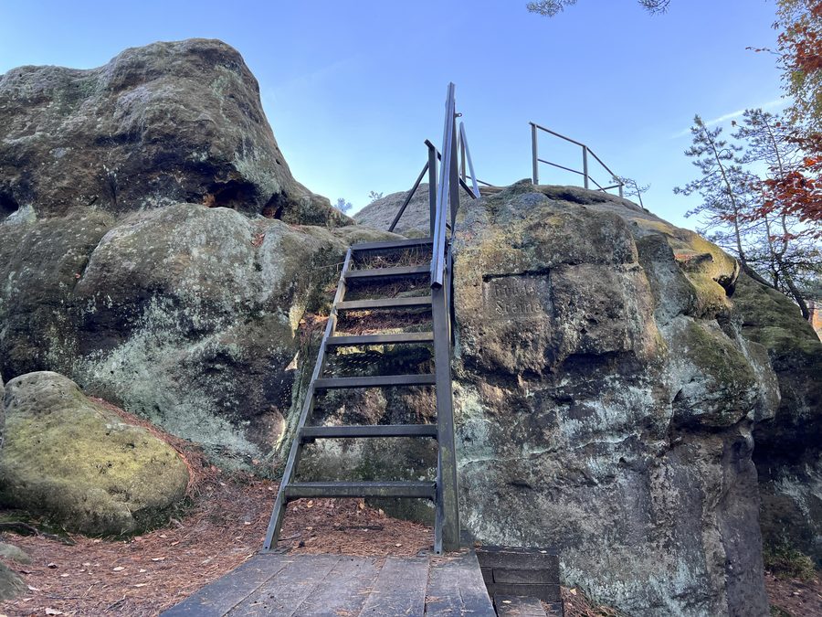 Felsformation Brüdersteine im Nationalpark Sächsische Schweiz