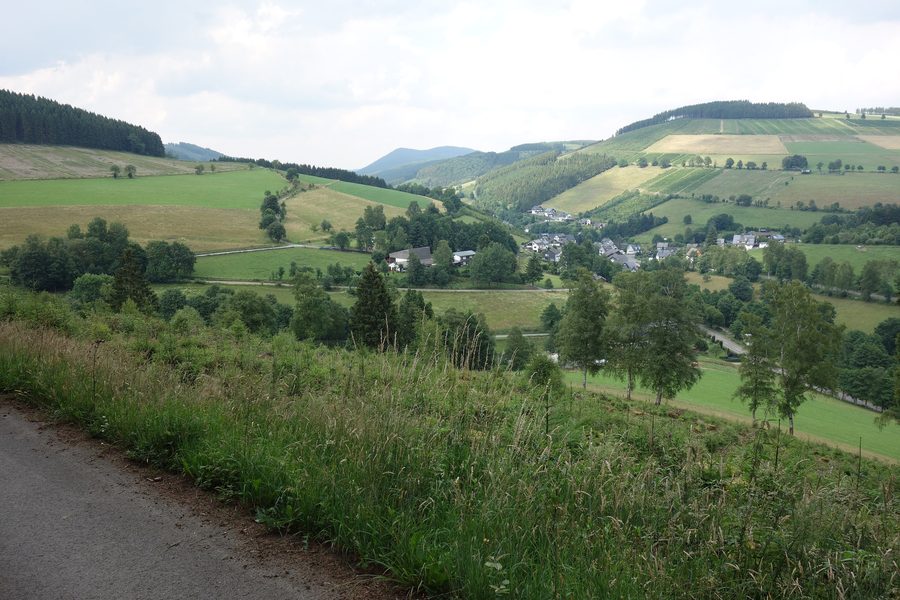 Landschaftsschutzgebiet Offenlandschaftskomplex Elpe mit bewaldeten Bergkuppen