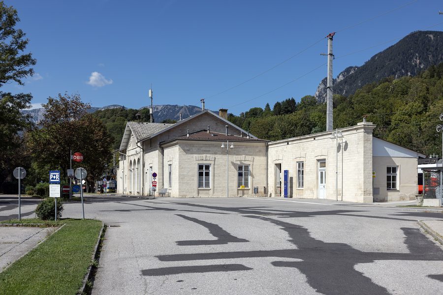 Payerbach-Reichenau train station in Lower Austria