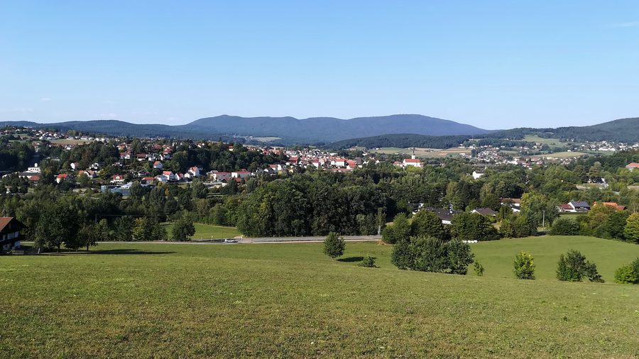 Panorama von Bad Kötzting in Ostbayern