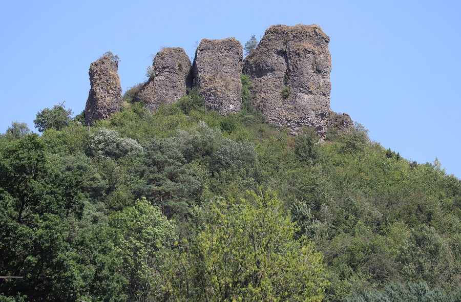 Auberg bei Gerolstein in der Vulkaneifel mit devonischem Riffkalk