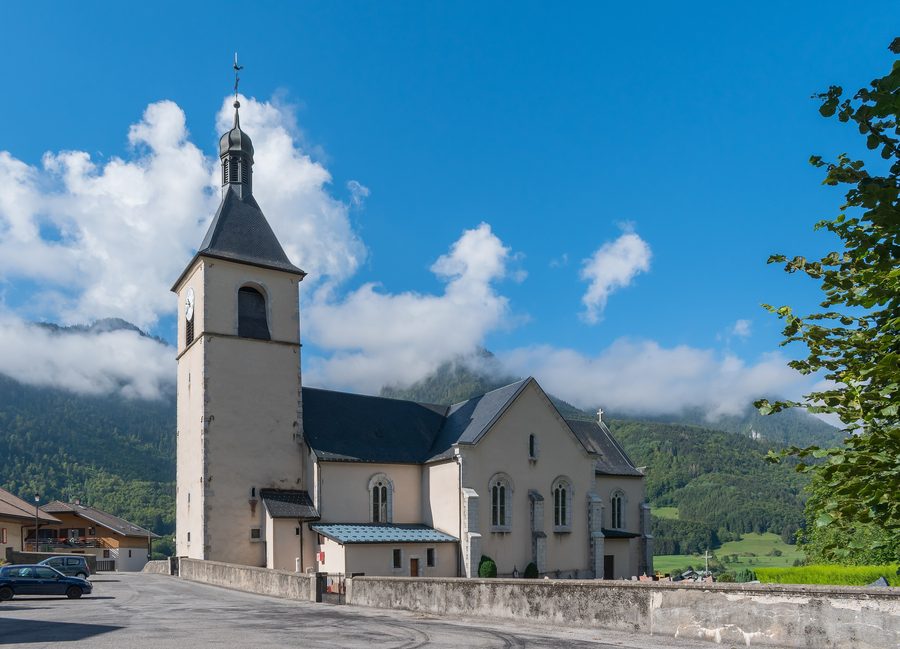 Kirche Saint-Étienne in Vacheresse, Haute-Savoie