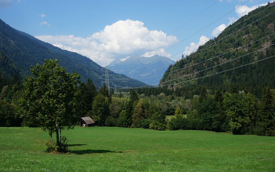 Panorama von Napplach in der Gemeinde Reißeck, Kärnten