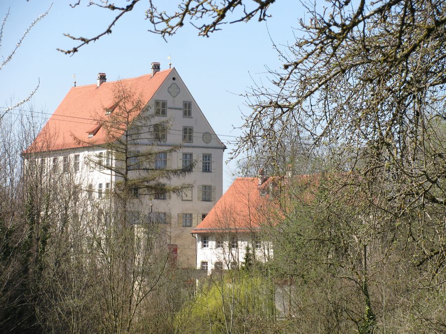 Außenansicht von Schloss Achberg in Baden-Württemberg
