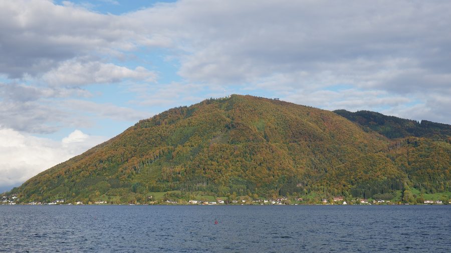 Grünberg oberhalb von Gmunden am Ufer des Traunsees