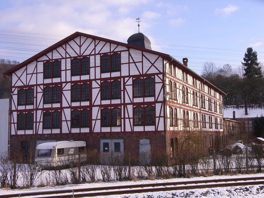Außenansicht der Carlshütte in Buchenau, Dautphetal